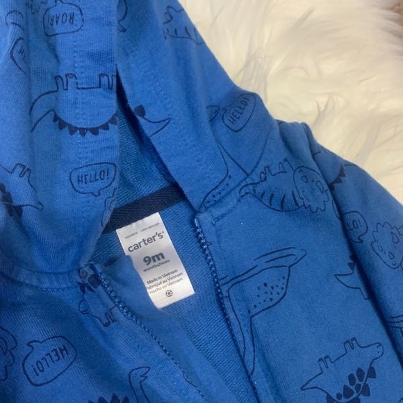 Blue Dinosaur Carter’s one piece - Picture 4 of 5